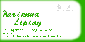 marianna liptay business card